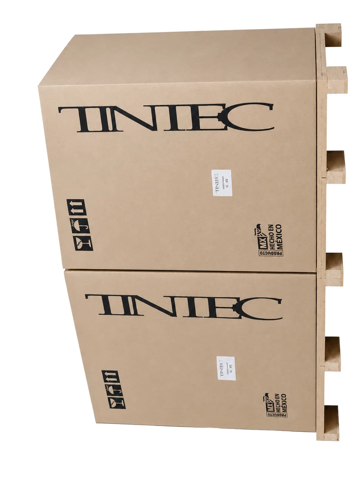 Cajas de envio TINTEC listas para distribucion